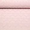 Gesteppter Jackenstoff Folienherzen Rosa