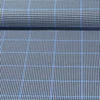 Hosenstoff Hahnentritt Karo Schwarz Blau