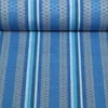 Jacquard Canvas - Mexiko Streifen Mix Blau Hellblau