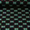 Jacquard Jersey "Like Me" Schwarz