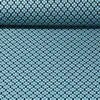 Jacquard Jersey "Lucky Knit" Türkis