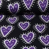 Jacquard Jersey "Mood" Schwarz