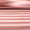 Jacquard Jersey Streifen Midi Ecru Ziegelrot