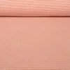 Jacquard Jersey Streifen Mini Ecru Ziegelrot