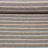 Jacquard Strickjersey Streifen Grau Beige