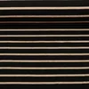 Jacquard Strickjersey Streifen Schwarz Beige