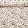 Jersey Blumen und Obst Offwhite