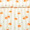 Jersey Little Jax Digitaldruck Pfirsiche mit Hummeln Beige