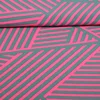 Kleider und Blusenstoff - Stretch Geometric Pink