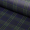Kunstleder Tartan marine 