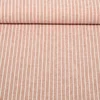 Leinen Cotton Streifen Rose