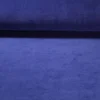 Nickistoff Velours Uni Royal Blau