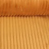 Polsterstoff "Hazel" XL Breitcord Uni Ocker