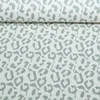 Rippjersey Leopard Ecru Grün