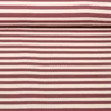 Rippjersey Streifen Mauve Ecru