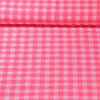 Seersucker Karo Groß Neon Rosa