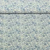 Seersucker Mini Blumen Vintage Jeansblau
