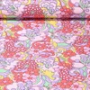 Sommersweat French Terry Retro Blumen Rosa