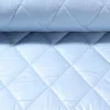Steppstoff Rauten Hellblau 
