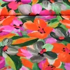 Viskose Digitaldruck Gemalte Blüten Multicolor ECOVERO