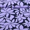 Viskose Große Blüten Navy