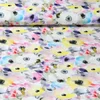 Viskose Popeline Aquarellblüten Multicolor