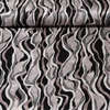 Viskose Satin Wellen Grau Multicolor