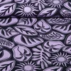 Viskose Stretch Tropical Navy
