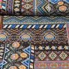 Viskose Twill Paisley Mix Schokobraun