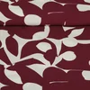 Viskose Webware Abstrakt Burgund
