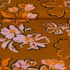 Viskose Webware Blüten Kupfer