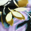 Viskosejersey Blumen Petrol
