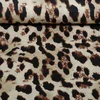 Viskosejersey  Digitaldruck Leomuster Groß Beige