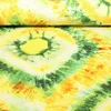 Viskosejersey Digitaldruckdruck Batik Kreise Grün