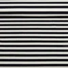 Viskosejersey Streifen 10 mm Weiß Schwarz