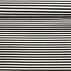 Viskosejersey Streifen 5 mm Weiß Schwarz