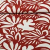 Viskoseleinen Abstrakte Blumen Beige Rot