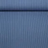 Viskoseleinen Slub Streifen Jeansblau