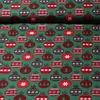 Weihnachtspopeline Kugeln Grün