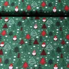 Weihnachtspopeline Zwerge und Bäume Grün