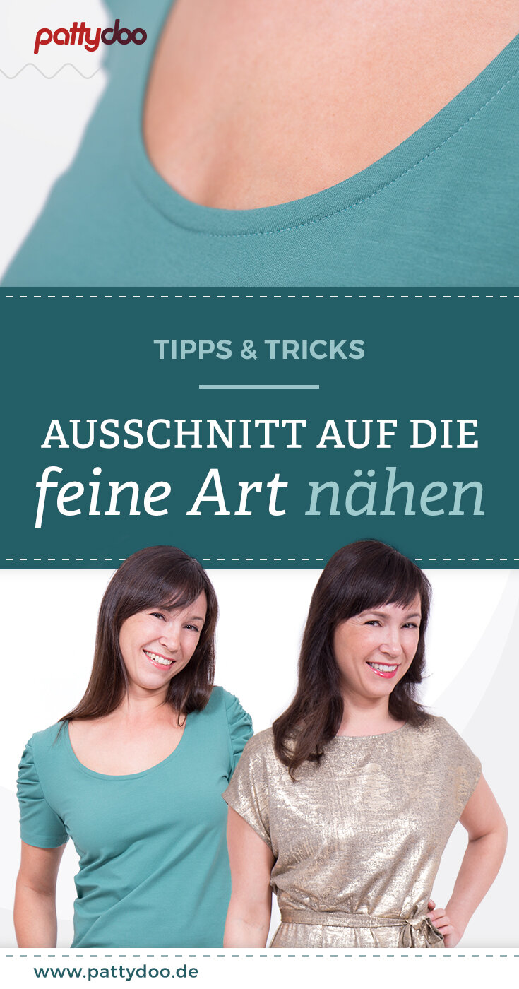 Ausschnitt feine Art nähen Rundhals Ausschnitt feine Art nähen Rundhals