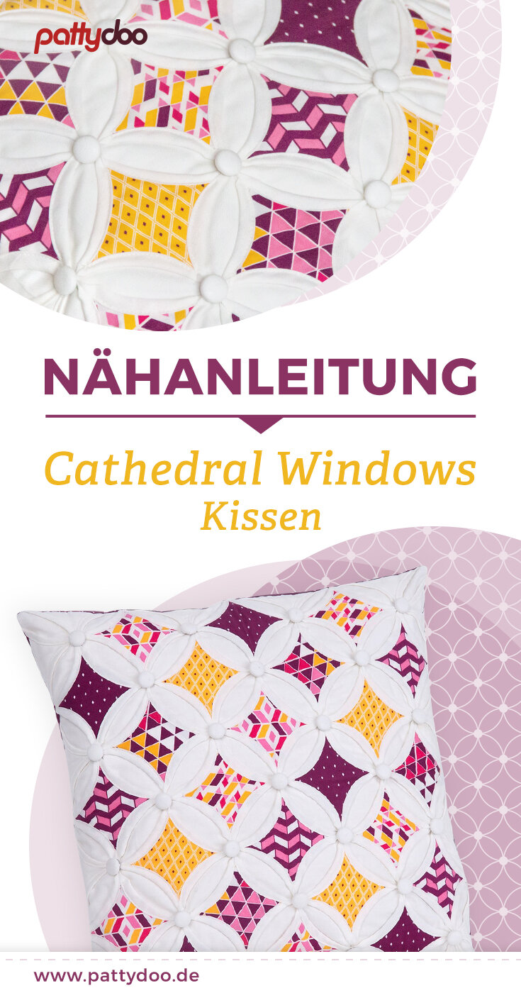 Cathedral Kissen kostenlose Nähanleitung Hotelverschluss Cathedral Kissen kostenlose Nähanleitung Hotelverschluss