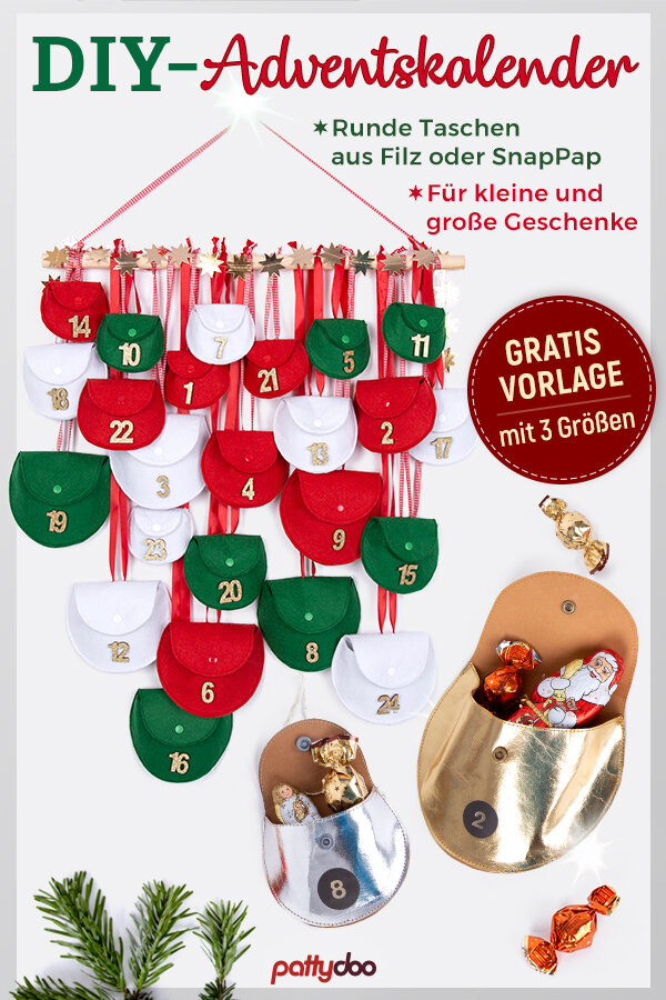 Pinterest Adventskalender Nähidee