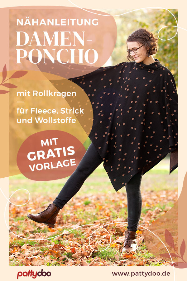 Pinterest Poncho nähen