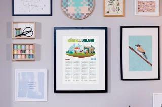 pattydoo Nähkalender 2026 im DIN A3 Format