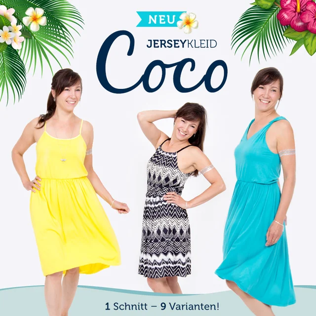 pattydoo Jerseykleid Coco Schnittmuster DIY Tutorial pattydoo Jerseykleid Coco Schnittmuster DIY Tutorial