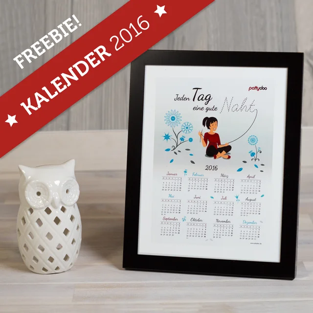 pattydoo Kalender Freebie 2016 pattydoo Kalender Freebie 2016