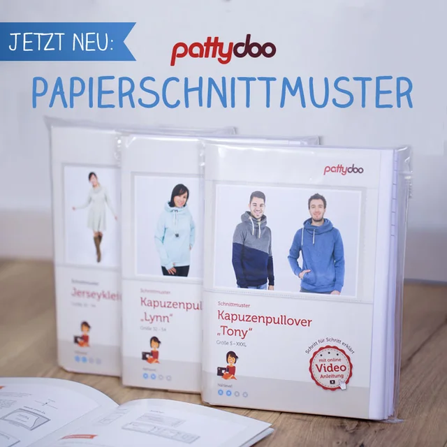 pattydoo Schnittmuster auf Papier