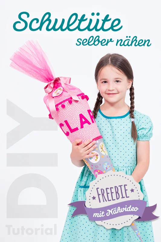 pattydoo Schultüte nähen Anleitung Freebie