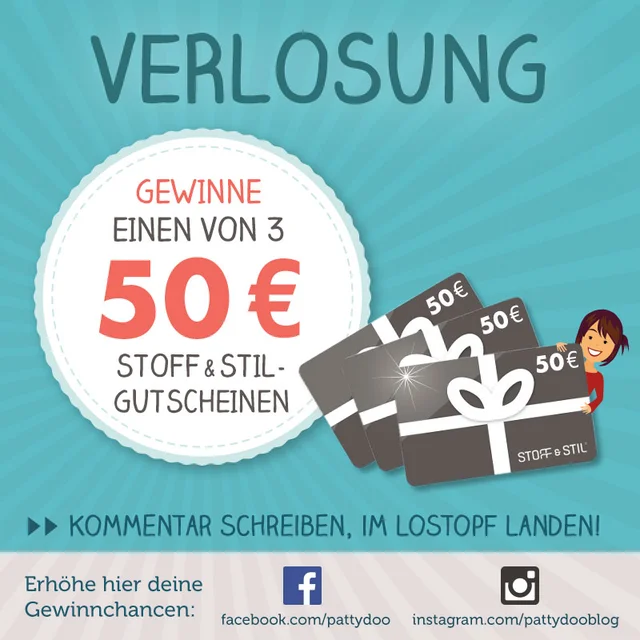pattydoo Stoff Gutscheine gewinnen